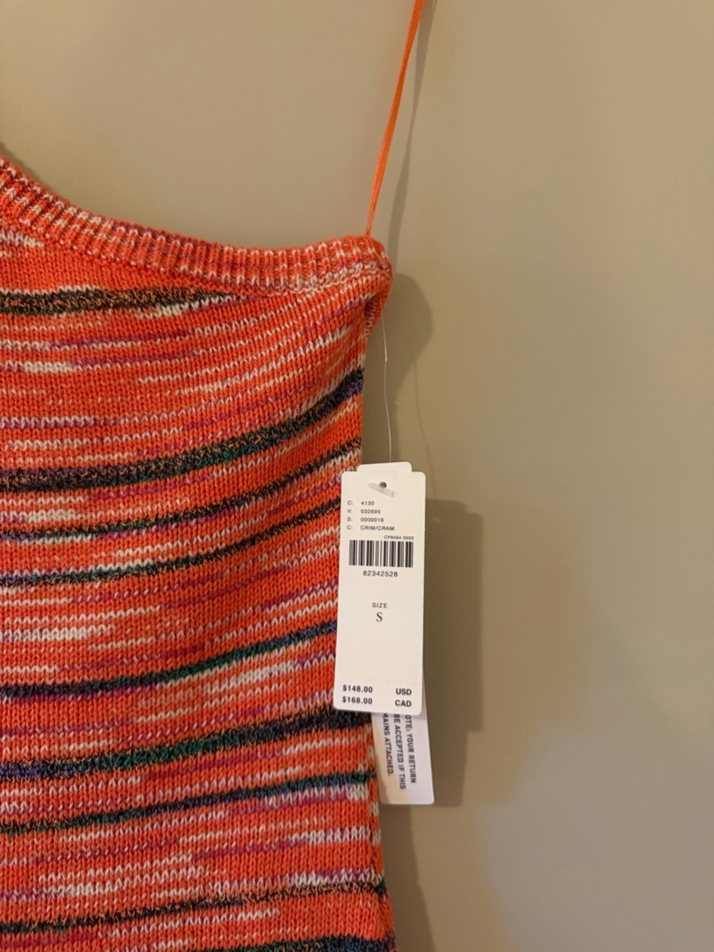 Anthropologie NWT One Shoulder Slim Flounce Sweater Dress - Size S - Picture 3 of 4